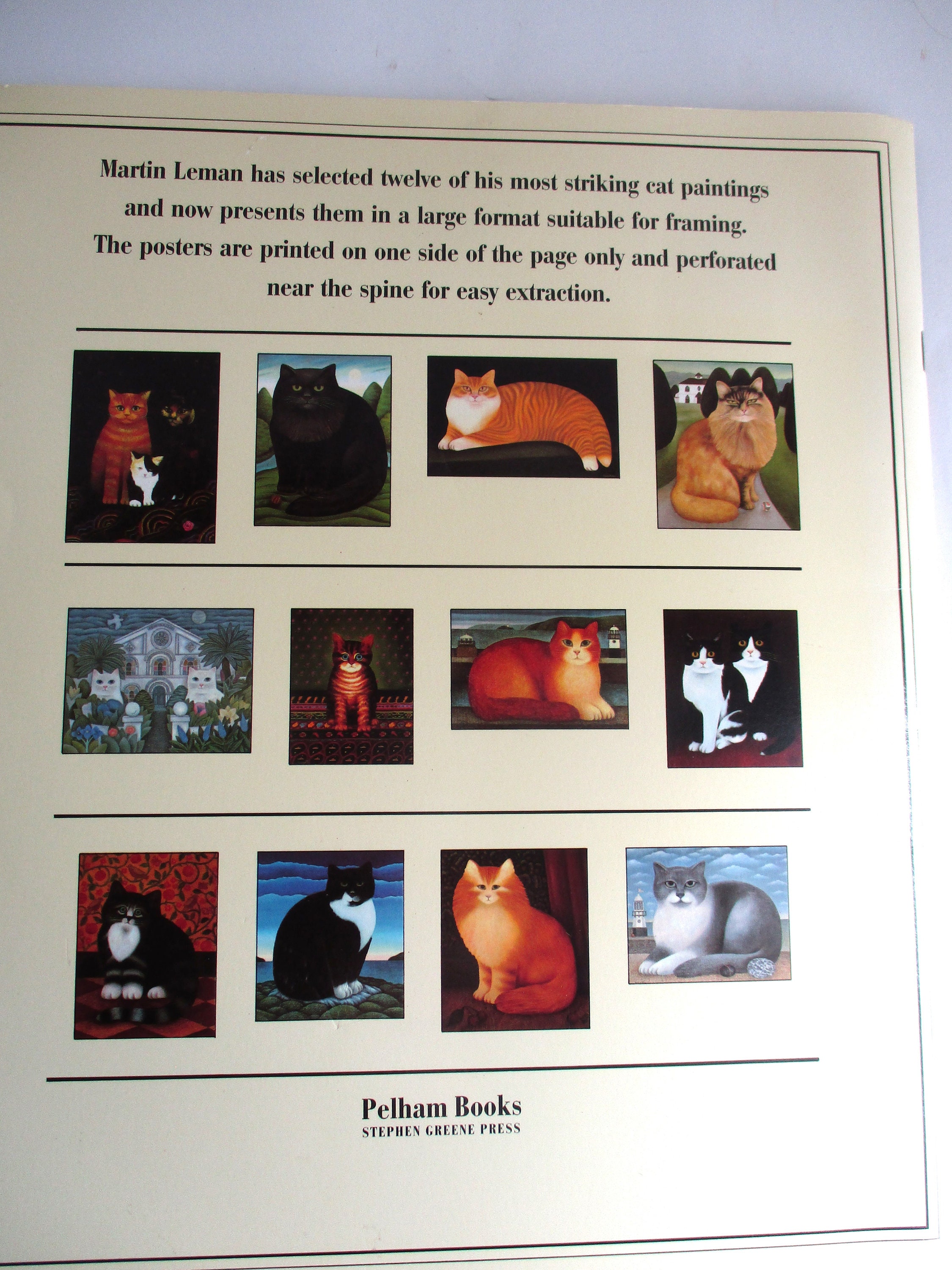 その他 MARTIN LEMAN'S CATS Martin Leman's Painted Cats: Leman, Martin: 9780720718089