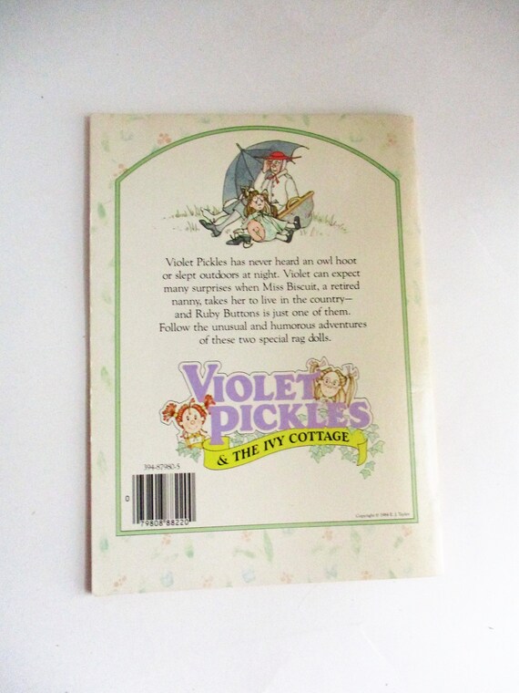 Vintage Book Ivy Cottage A Violet Pickles Book By E J Taylor Etsy