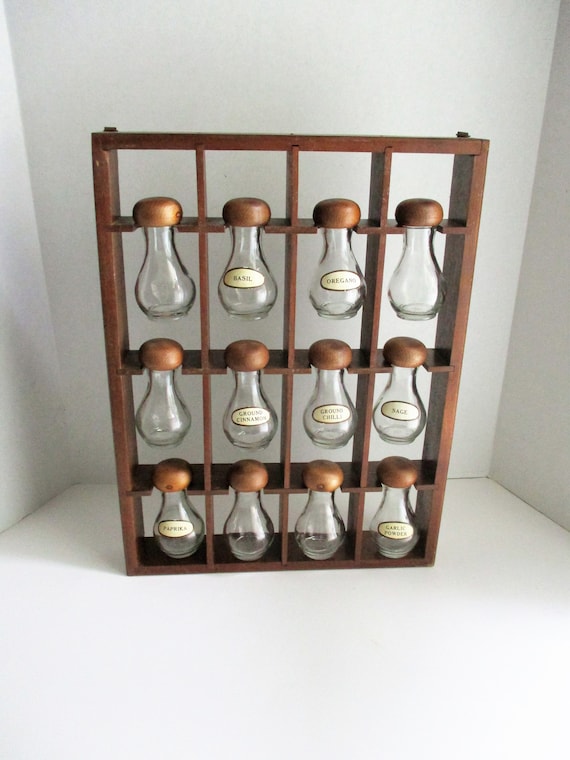 RESERVED FOR SHANDI Vintage Spice Rack 