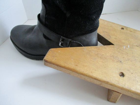 Schoenen Herenschoenen Laarzen Cowboy & Westernlaarzen Hoof Prints Western Wooden Boot Jack Boot Pull, 