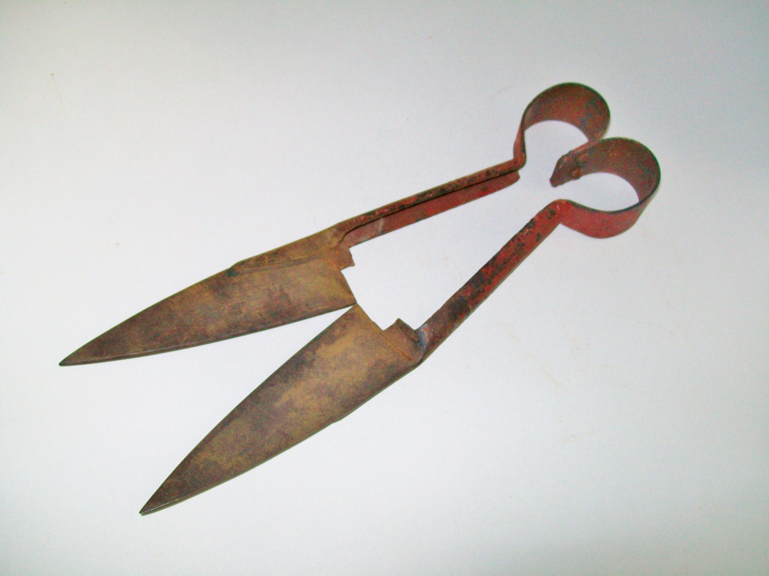 Vintage Sheep Shears Rusty Metal Farmhouse Decor Industrial Etsy