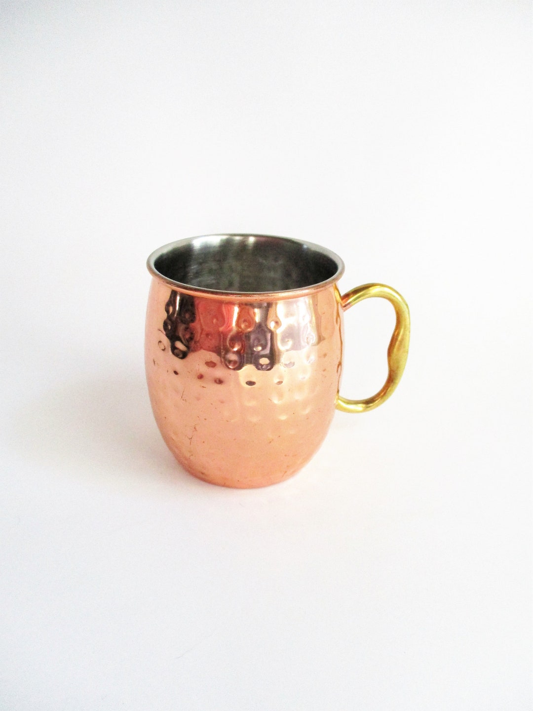 Godinger Double Walled Gold Coffee Mug, Set of 2