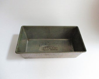 Vintage Ekco Baking Loaf Pan Aluminum Envelope Ends Ovenex Perfect Bakeware