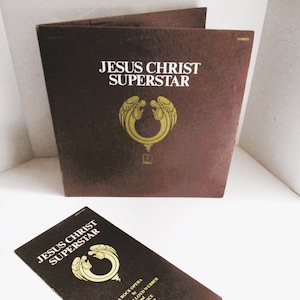 Vintage Jesus Christ Superstar A Rock Opera by Andrew Lloyd Webber and Tim Rice 1970 Vinyl Albums