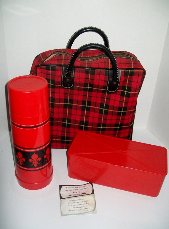 craftsman lunch box with 2 thermos