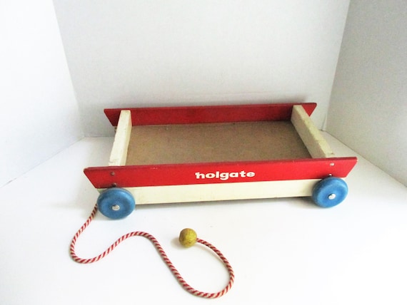 Wooden wagon toys sale