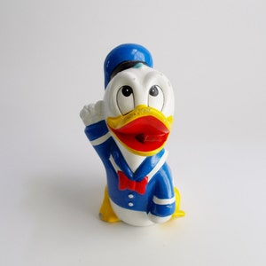 Vintage Bank Donald Duck Chalkware Walt Disney Productions Japan