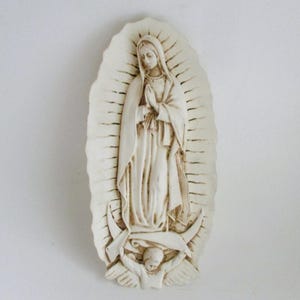 Vintage Virgin Mary Jesus Plaque