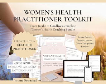 Women’s Health Practitioner Toolkit | Complete Coaching Bundle — Intake Forms, Session Notes, Client Templates & More