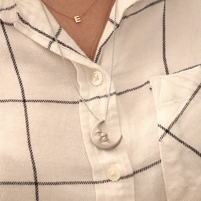 Moon on sale mood necklace