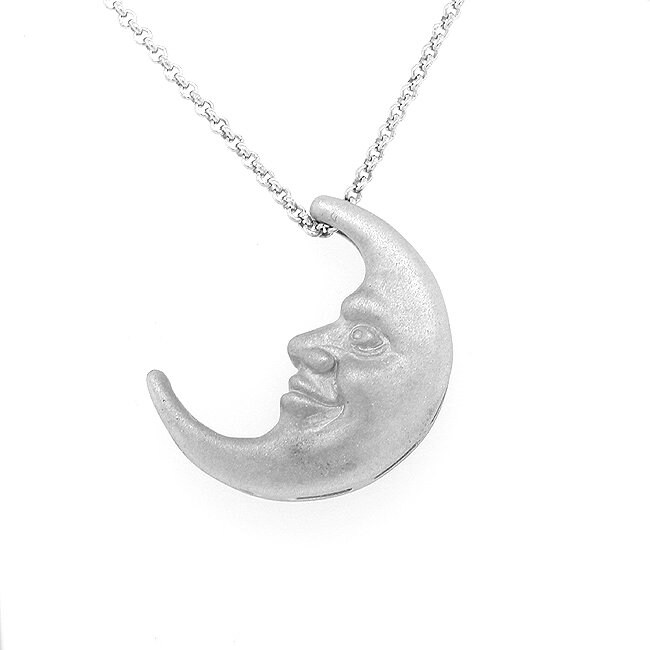 Mood Swing Crescent Moon Necklace Happy 