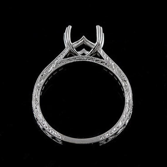 Vintage style ring settings deals