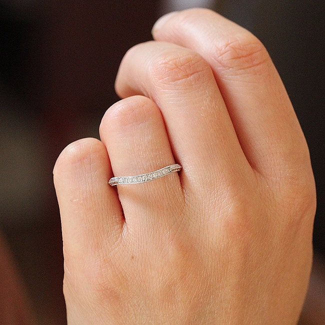 13+ Knife Edge Wedding Band