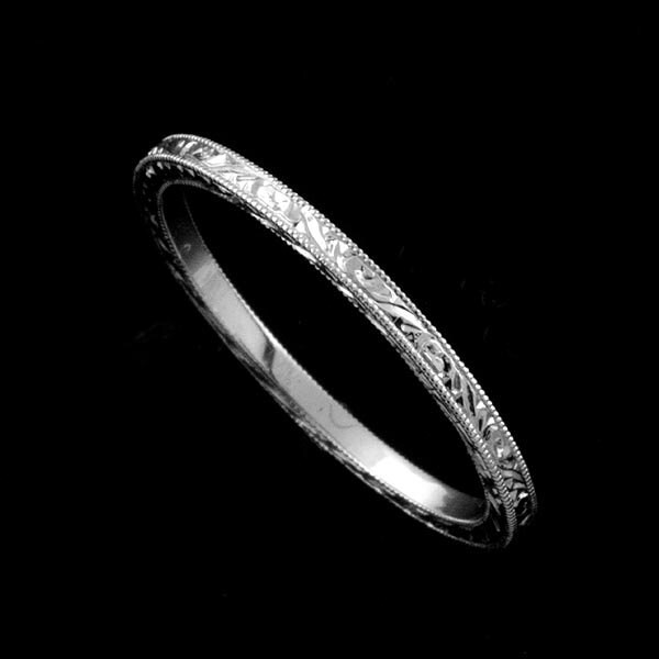 Thin Wedding Band Etsy
