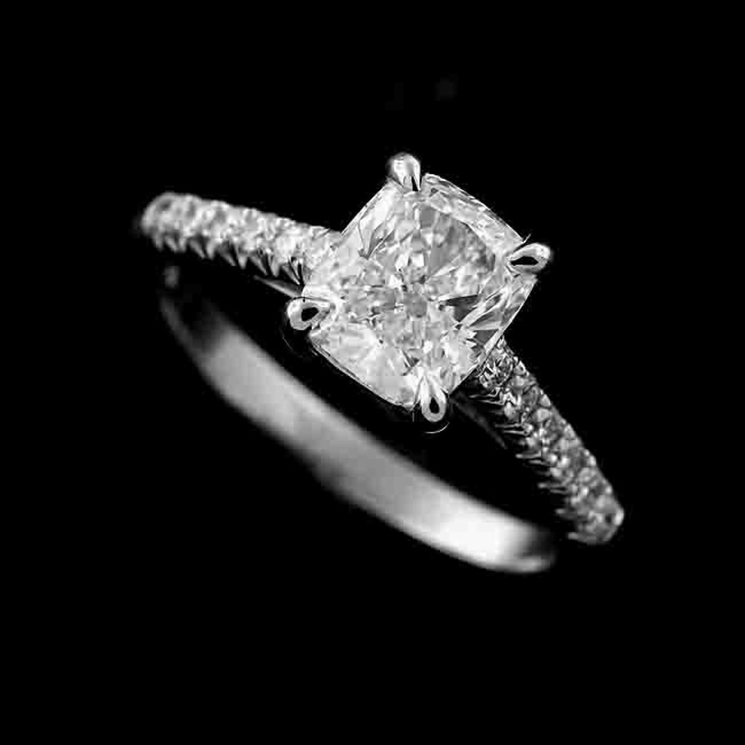 Cushion cut 2024 setting only