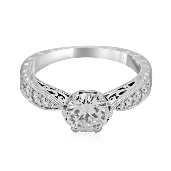 Vintage Solitaire Ring Setting - OroSpot