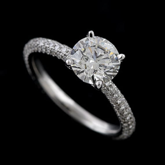 Three row engagement ring deals
