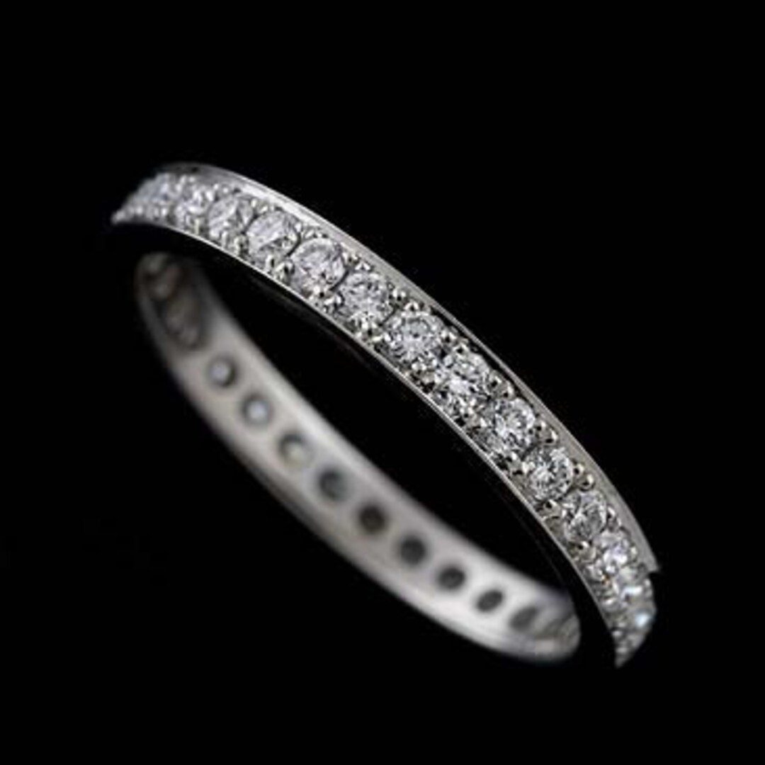 Diamond Eternity Wedding Ring Edwardian Replica Band - Etsy