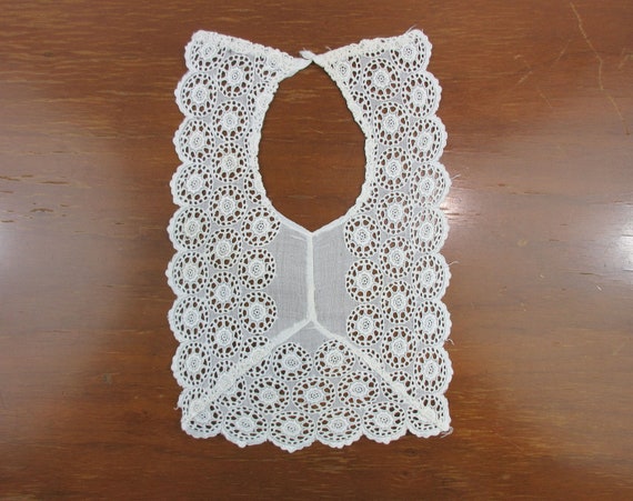 Antique Baby Dress Bodice Bib  Embroidered Hand S… - image 1