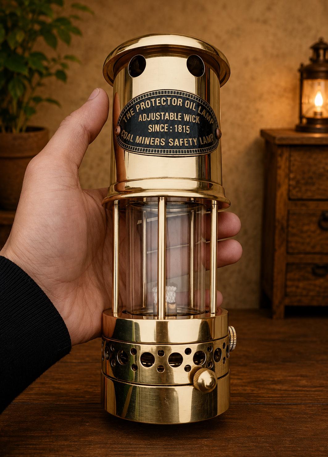 Miners Oil Wick Lamp - Etsy