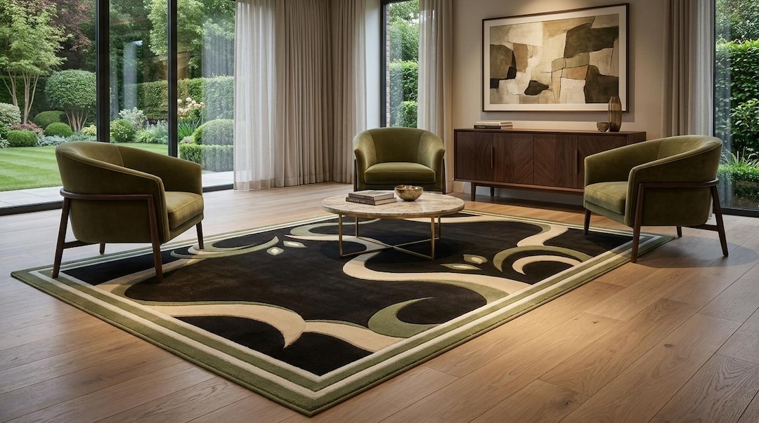 Take A Look About Green And Black Area Rugs