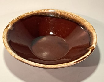 USA Vintage Drip Glaze Stoneware Bowl 9" Soup Salad Chili Oven Safe