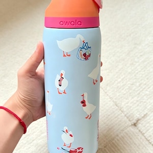 Owala Silly Goose Freesip 32oz Water Bottle , Insulated Stainless Steel Water Bottle Birthday & Christmas Gift for Her Bild 2