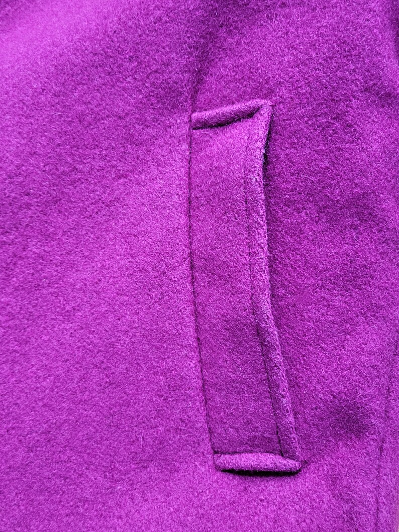 Girls Winter Coat Michael Lewis, Child size 8 with scarf , Magenta image 7