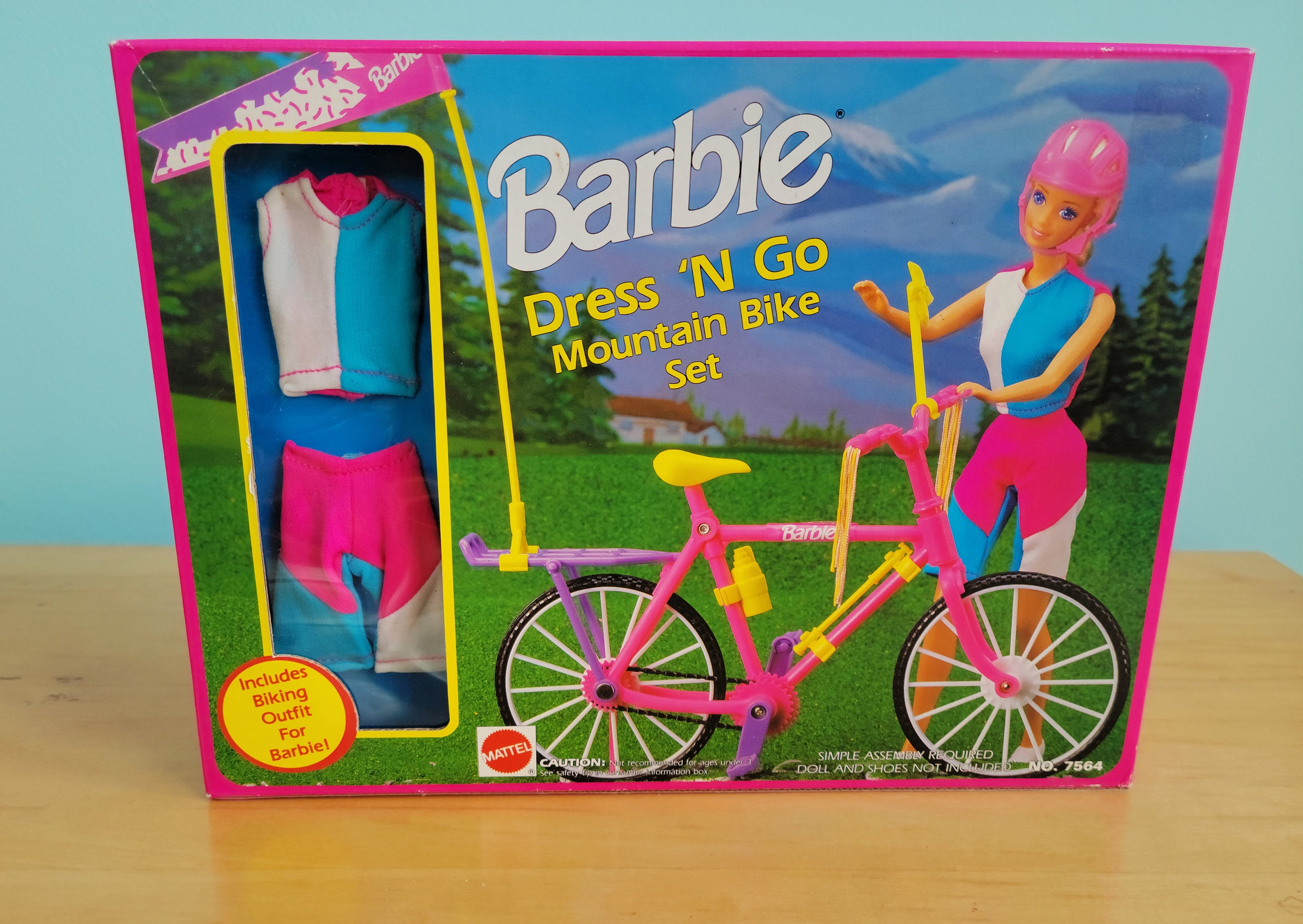 Barbie bicycle set sale