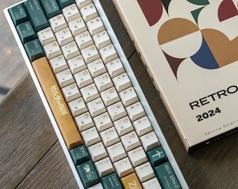ゼルダグリーンPBTキーキャップセット、151キー、チェリーハイト、昇華印刷、メカニカルキーボード用