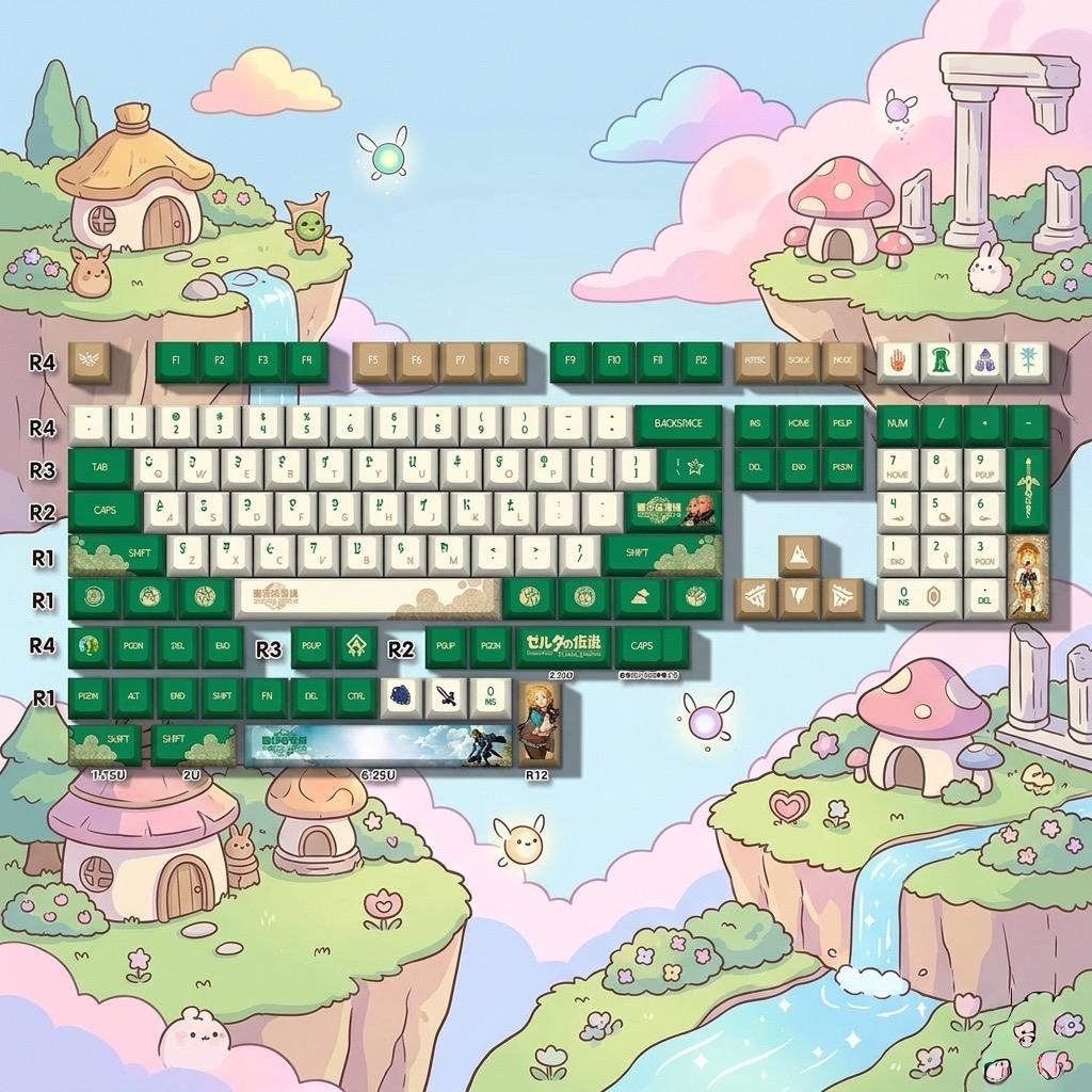 Zelda keycaps - Etsy 日本