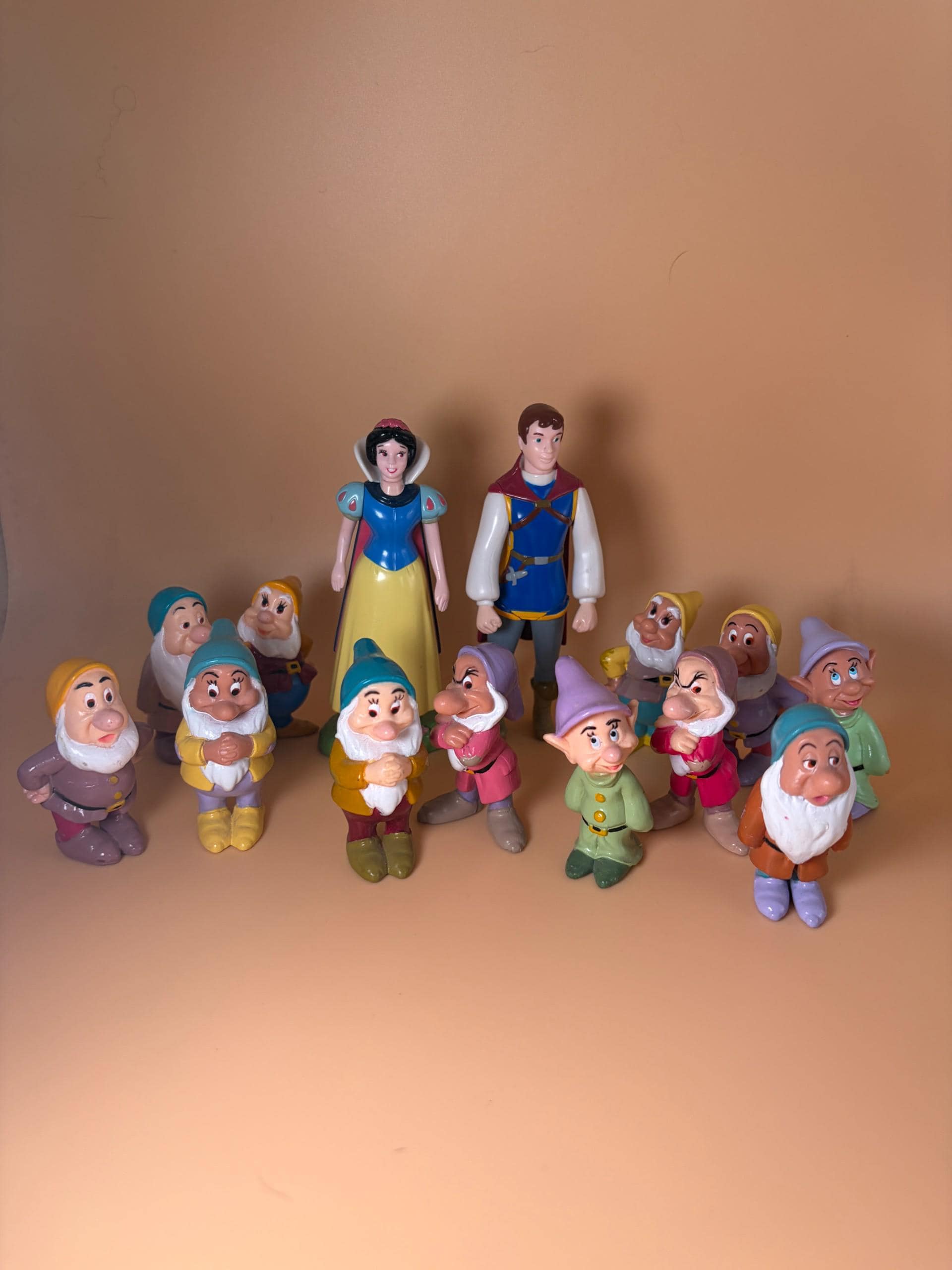 Vintage Seven Dwarfs Figures - Etsy