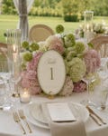 Sage Green Wedding Table Number Template, Editable Canva Table Sign, Elegant Reception Decor, Instant Download