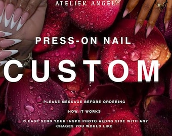 Custom pers op nagels handgemaakt atelier angel