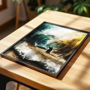 Die Überquerung des Roten Meeres druckbare Kunst | Moderne katholische Wanddekoration Bild 11