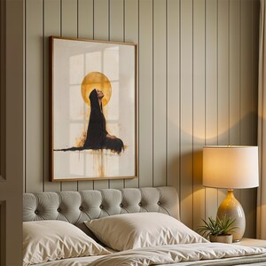 Saint Monica — Tears for Augustine Framed Poster | Minimalist Catholic Wall Art image 10