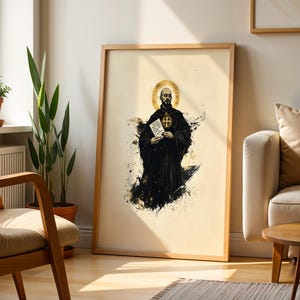 Saint Ignatius of Loyola Framed Poster | Modern Catholic Wall Art image 13