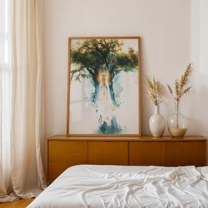 Unsere Liebe Frau von Fatima gerahmtes Poster | Minimalistische katholische Wandkunst Bild 13