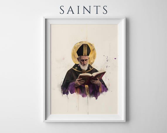 Saint Augustine of Hippo Print