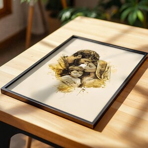 The Holy Family — Together Framed Poster | Minimalist Catholic Wall Art image 10
