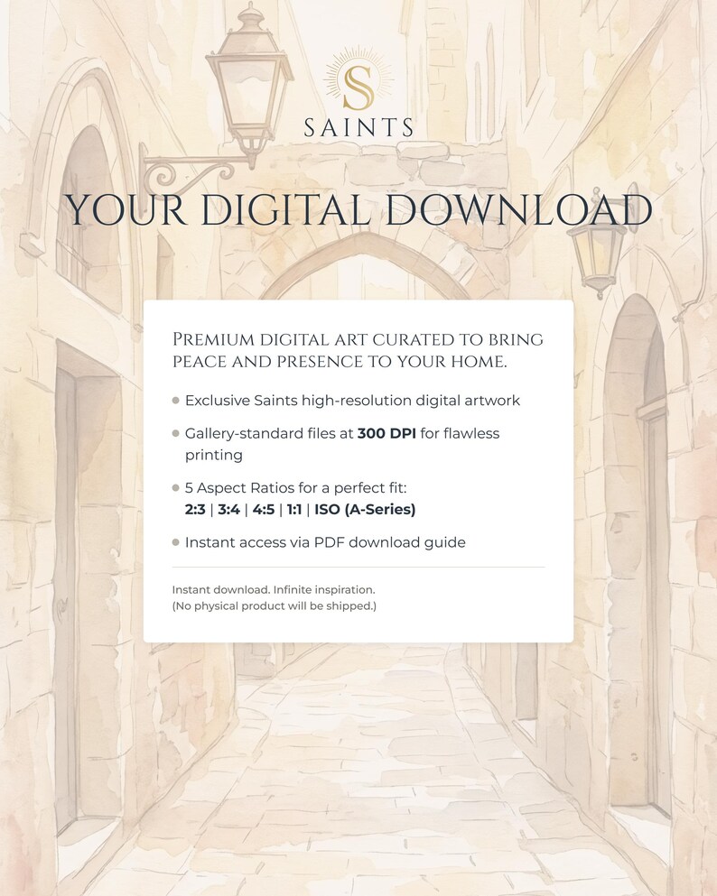 The Betrothal of Mary and Joseph Printable Art | Modern Watercolor Catholic Decor image 10