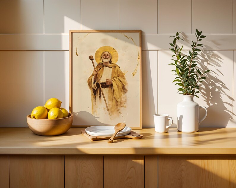 Saint James the Lesser Printable Art | Watercolor Catholic Wall Decor image 8