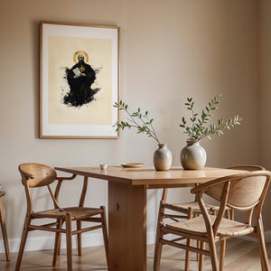 Saint Ignatius of Loyola Framed Poster | Modern Catholic Wall Art image 9