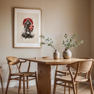 Saint George Framed Poster | Modern Watercolor Catholic Wall Art | Ready to Hang image 14