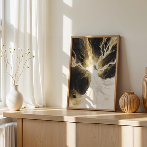 La Création de la Lumière - Art Imprimable | Décoration Murale Catholique Moderne à l'Aquarelle image 4