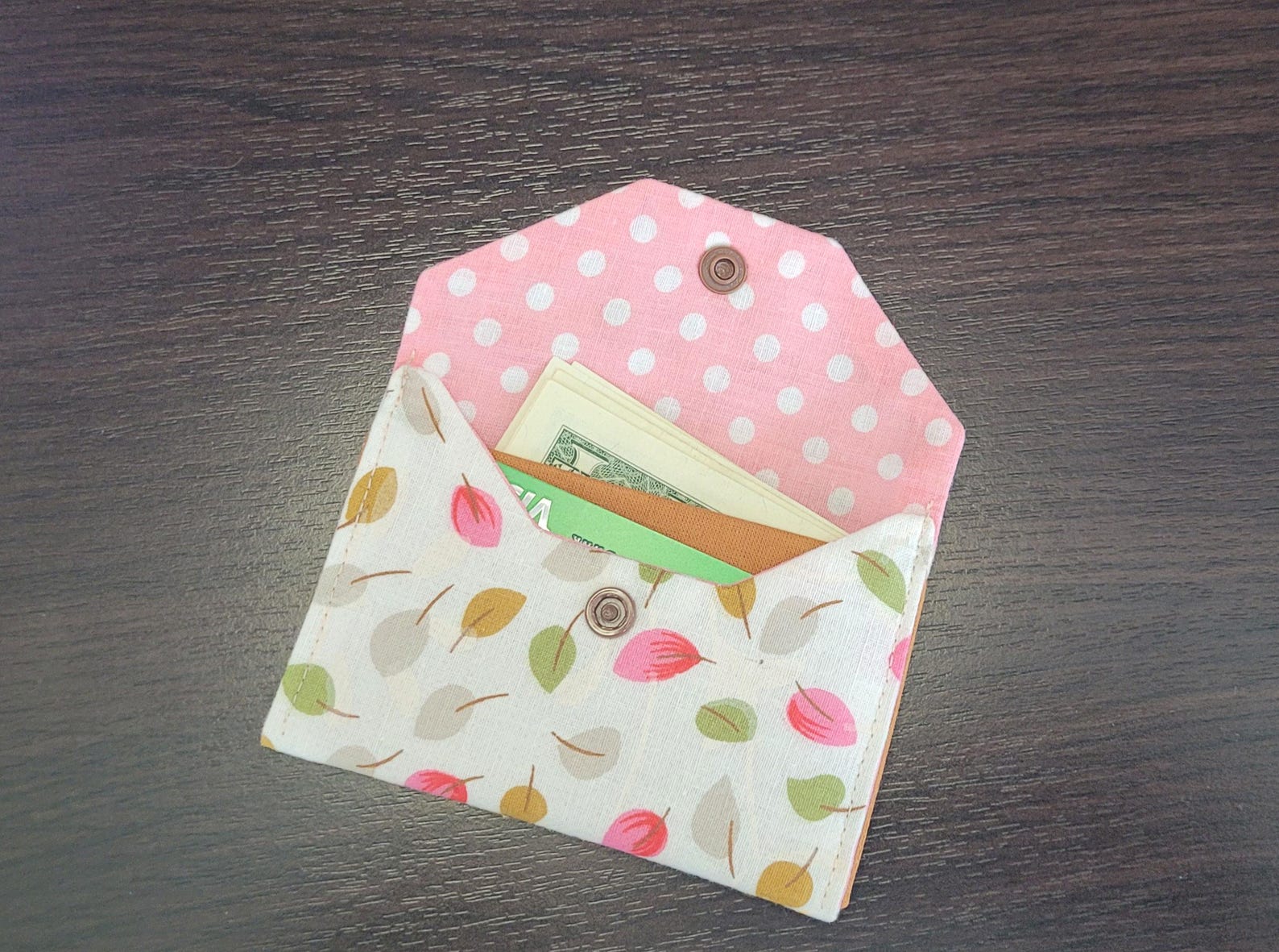 Envelope Wallet Pattern Card Wallet Sewing Pattern, Envelope Flap Coin Purse PDF (digital ...