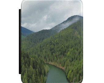 Forest River Aerial View Kindle Case | Mountain Landscape eReader Cover