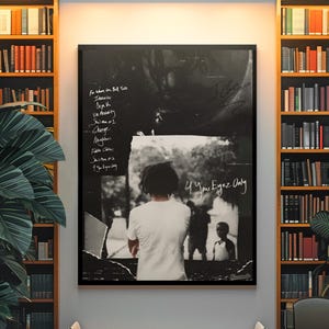 Póster de J. Cole / 4 Your Eyez Only Hip Hop Estética para pared / Impresión de música rap KOD / Regalo de decoración para la habitación The Fall-Off para los fans de Cole World