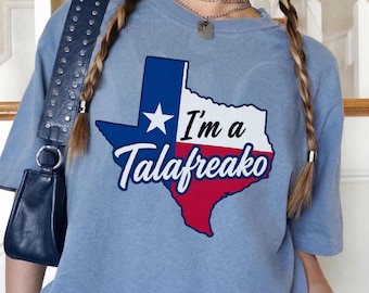Je suis une chemise Talafreako, t-shirt Texas drôle, chemise Texas Pride, chemise drapeau Texas, t-shirt humour Texas, chemise Texas couleurs confort