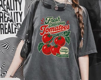 Chemise tomates fraîches délicieuses, t-shirt restaurer la santé mentale sauver la démocratie, chemise FDT, t-shirt politique drôle, chemise anti-atout, t-shirt libéral